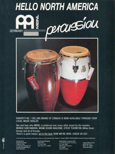 Pubblicità stampa meinl - pubblicità,