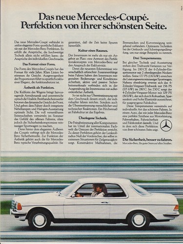 Mercedes benz 230 280 ce - c-280,
