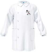 Grembiule Siggi Bianco Bimbo