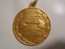 medaglia società telefonica telefoni URMET  liscia retro