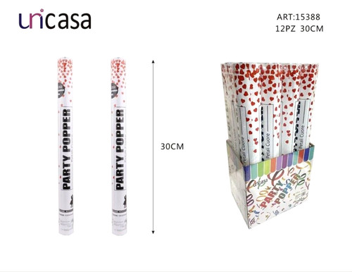 Set tubo spara coriandoli - spara,