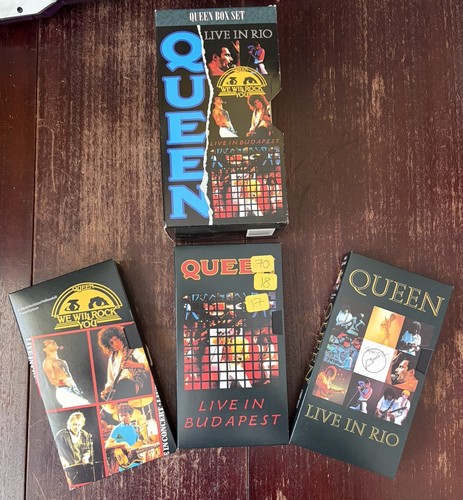 Vhs tapes vintage queen - vintage, live