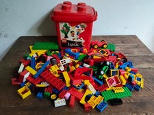 LEGO Lotto 1 Kg Mattoncini Misti Lego Basic City + Box