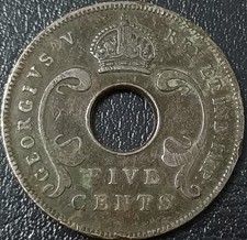 EAST AFRICA MONETA 5 CENTS