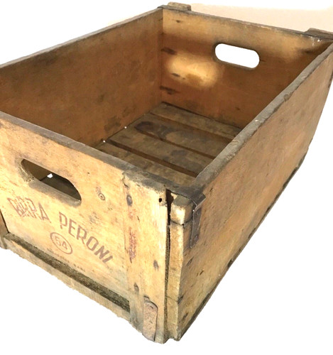 Cassa legno vintage - legno, birra