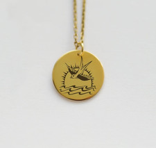 Collana con uccellino rondine