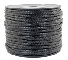DYNEEMA corda intrecciata / corda / corda intrecciata Ø 3 mm / 50 metri Fb. nero / 950 daN