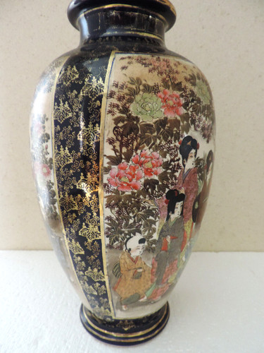 Große antike satsuma vase - antike,
