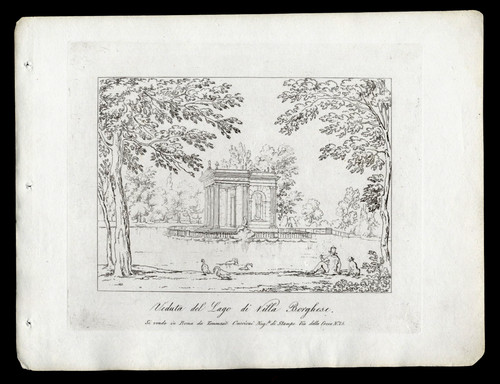 Laghetto villa borghese - di,