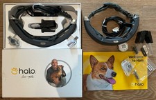 2 x Halo Recinzione per Cani Wireless e Collare GPS per Cani Grigio Piccolo