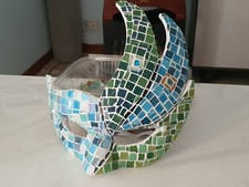 Maschera In Mosaico Con Vetro Colorato 