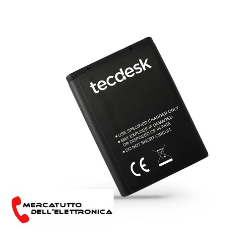 Batteria tecdesk litio - a, per
