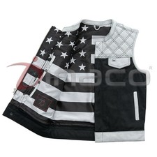 Gilet uomo pelle di mucca