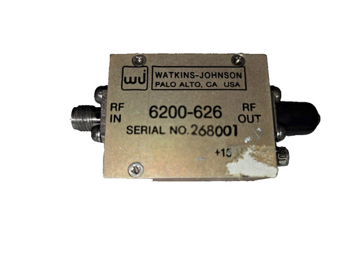 Watkins johnson 6200 - johnson, 6200-626
