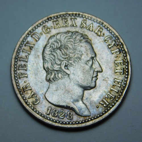 Carlo felice lira 1828 - carlo,