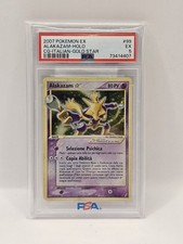 Pokemon Card Alakazam Gold Star 99/100 PSA 5 EX Crystals Guardians ITA Italiano
