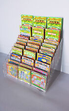 Espositore contenitore da banco schede Gratta e Vinci 30 posti -Trasparente