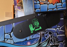 Stern Star Trek copricerniera magnetica illuminata flipper mod VERDE-1508