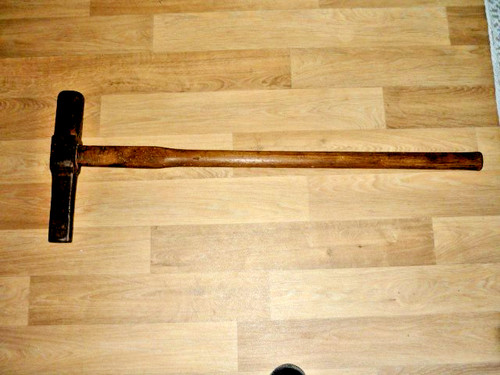 Vintage railway keying hammer - railway,