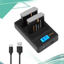 2x NB-13L batteria 1800mAh +