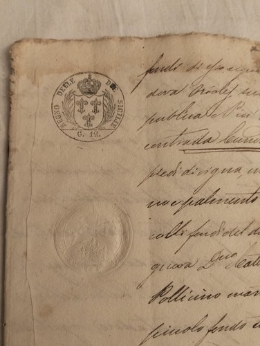 Manoscritto antico atto - manoscritto,
