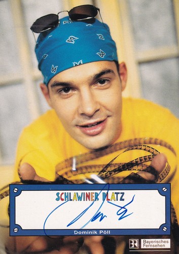 Autografo dominik pöll - autografo,