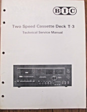 BIC CASSETTE DECK T-3 TWO