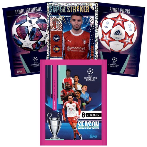 Adesivo topps champions league - topps,