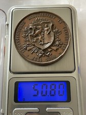 medaglia 1890 svizzera inc bovi heil dir helvetia