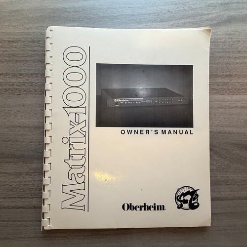 Oberheim matrix 1000 - oberheim, matrix-1000