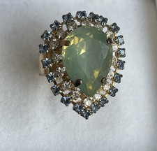 Anello vintage a goccia  con