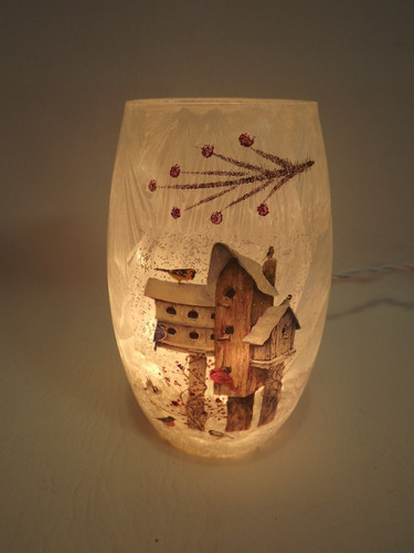 Vaso luminoso vetro - in,
