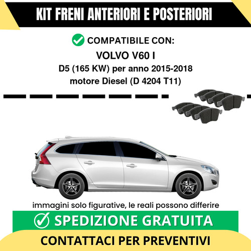 Pastiglie freno ant post - pastiglie,