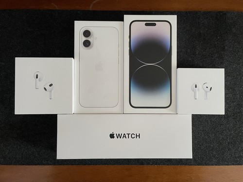 Apple original boxes - apple, bundle