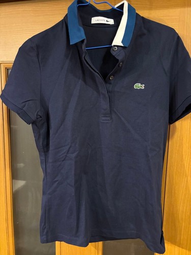 Polo donna lacoste blu navy - lacoste,