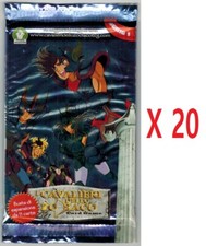 Cavalieri Zodiaco Cards Game I Serie Lotto 20 Bustine Preziosi Saint Seiya