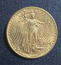 moneta oro 20 dollari 1924