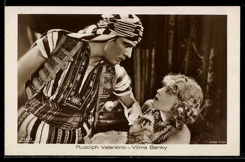 Attore rudolph valentino - rudolph, e