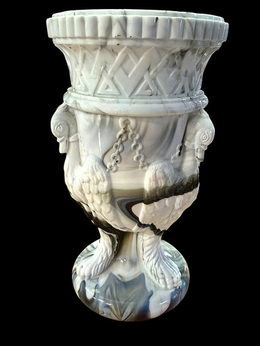 Vaso grifone marmorizzato - grifone,