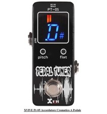 XVIVE Pt-05 Accordatore a Led Cromatico A Pedale per chitarra basso Mute switch