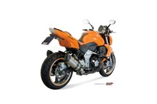 Terminali Scarichi Omologati MIVV Suono Acciaio inox Kawasaki Z 1000 2007 > 2009