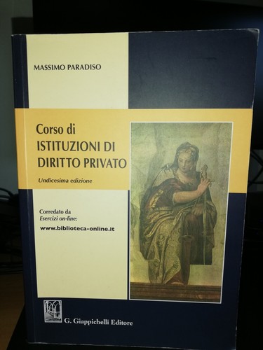 Corso istituzioni di - di,