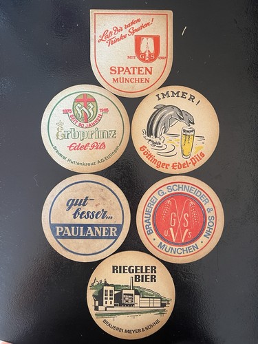 Lotto sottobicchieri birra - lotto, 6