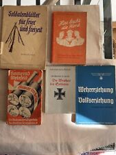 Set cinque libri Germania periodo 1937/1940
