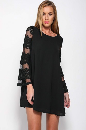 Abito camicia maglia