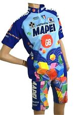 Divisa CICLISMO MAPEI-GB MAGLIA/SALOPETTE Vintage1995 tg L/XL Rominger -302