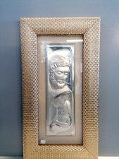 Quadro in Argento, Sacra Famiglia, 73 x 40, Arte Sacra, Religioso. Ag 925