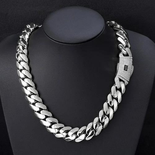 Collana catena maglia cubana