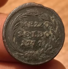 Moneta Mezzo Soldo 1777, Maria