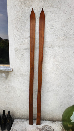 Sci legno vintage epoca - sci,
